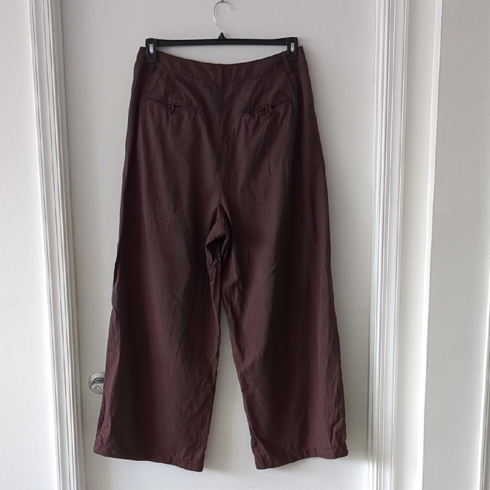 Madewell Women's Chocolate Wide-Leg Pants - Picture 6 of 6